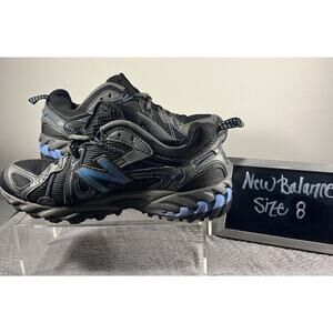 Women' s New Balance 573 Athletic Sneaker Size 8 Black Carbon Blue All Terrain